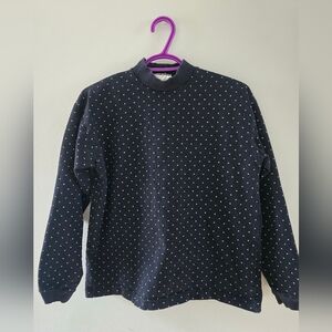 Vintage 90s Petite Palette Pull Over Polka Dot Sweater